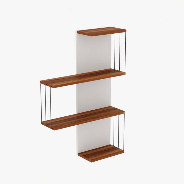 Hanah Home Cambel - Pine Estantería de Pared Pino y Blanco Hanah Home Cambel - Pine Estantería de Pared Pino y Blanco